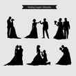 Wedding Couples Silhouettes Collection