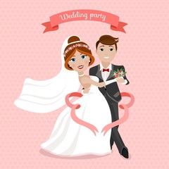 Sticker - Wedding Party Invitation