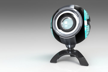 3D Webcam render