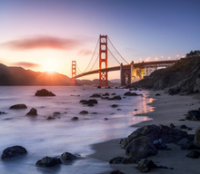 Golden Gate Bridge In San Francisco California