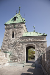 st. johns gate in old quebec city