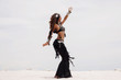© zolotareva_elina - tribal woman belly dancer outdoors