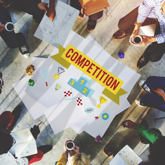 Poster - Competition Goals Match Race Concept