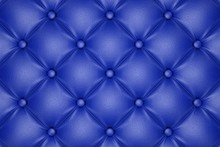 3D Render Of The Blue Quilted Leather Pattern