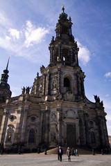 Fototapete - katholische Hofkirche, Desden