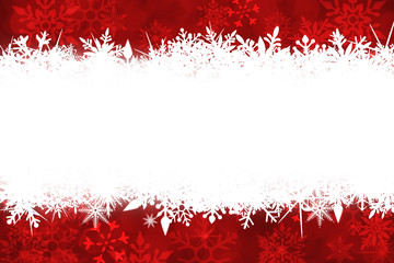 abstract Christmas background with snowflakes