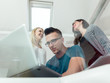 © Myvisuals - Multi ethnic group of succesful creative business people using a