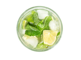 Fresh mojito in glass