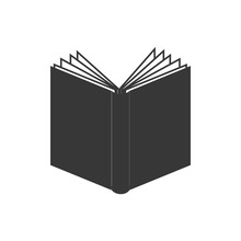 Book Open Single Read Education Vector Graphic Icon