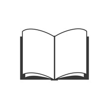 Book Open Single Read Education Vector Graphic Icon