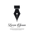 © happy_job - Fountain pen icon vintage style