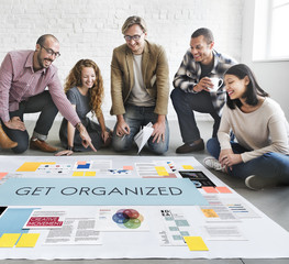 Sticker - Get Organized Management Planning Concept