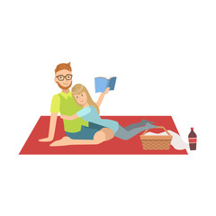 Sticker - Romantic Couple Picnic