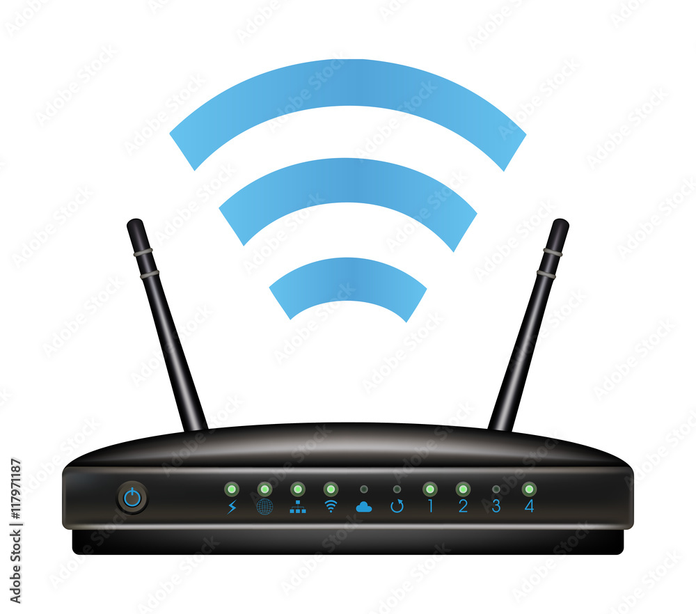 wireless ethernet modem router - obrazy, fototapety, plakaty 