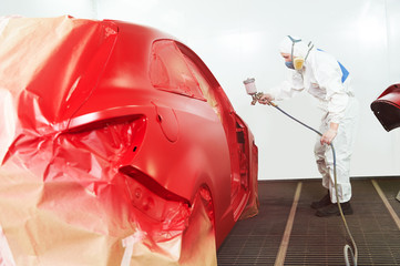 Wall Mural - car painting technology