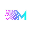 © DesignWinn - Letter M Logo Design.network digital logo icon template. technology logo, web net logo icon, Company logo
