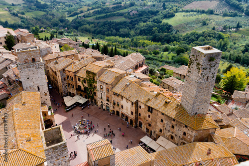 Fotomural San Gimignano is a medieval town in Tuscany