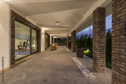 Fotografía Modern architecture design of luxury villa exterior