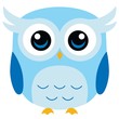 Cute Owl Vector Illustration. Additional vector format Eps8, you can very easy edit with separate layers
