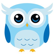 Cute Owl Vector Illustration. Additional Vector Format Eps8, You Can Very Easy Edit With Separate Layers