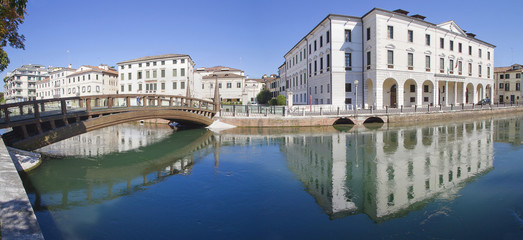 Treviso, Università, Fiume Sile, Veneto, Italia, Italy