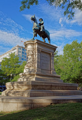 Wall Mural - Statue of general Winfield Hancock