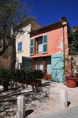 Saint Tropez; France - april 18 2016 : picturesque old city in s