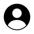 User account profile circle flat icon for apps and websites 