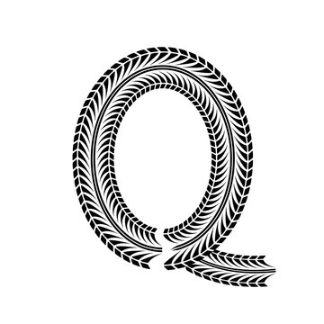 Black grunge alphabet in tire track forms. eps10