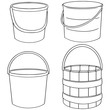 © olllikeballoon - vector set of bucket