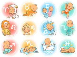 Wall Mural - baby horoscope