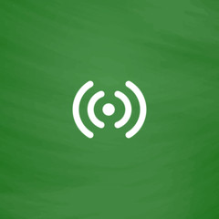 Poster - Wireless Network icon. Wifi zone. Signal