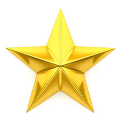Wall Mural - Shiny golden star