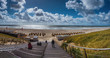 canvas print picture - Panorama Strand von Egmond aan Zee
