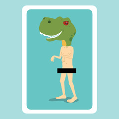 dinosaur boy card game