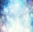 © nys - Winter holiday xmas blue illustration background.