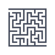 © Nikolai Titov - Vector illustrations with maze isolated in white background.