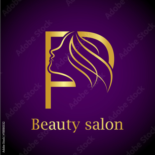 Abstract Letter P Logo Gold Beauty Salon Logo Design Template Buy This Stock Vector And Explore Similar Vectors At Adobe Stock Adobe Stock