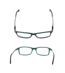 Poster - Pair of optical glasses isolated