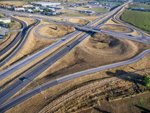 Highway Intersection Aerial View
