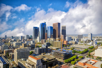 Downtown LA  skyline cityscape California