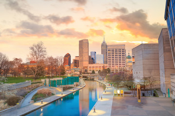 Wall Mural - Downtown Indianapolis skyline