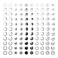 Poster - loading, preloaders vector icons