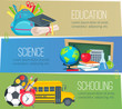 templates to education school banners