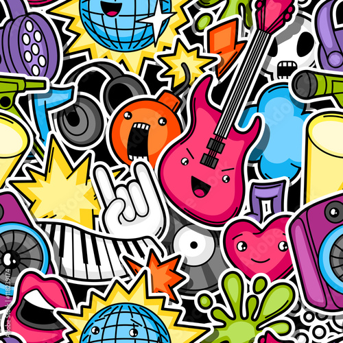 partia-muzyczna-kawaii-wzor-instrumenty-muzyczne-symbole-i-przedmioty-w-stylu-cartoon
