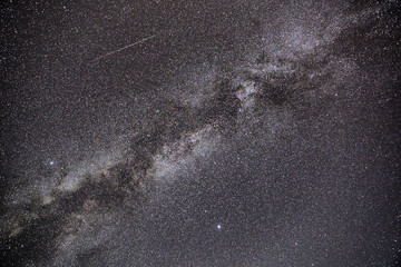 Wall Mural - shooting star & milky way
