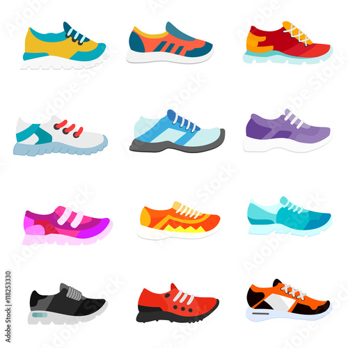 shoes Flat design vector illustration 