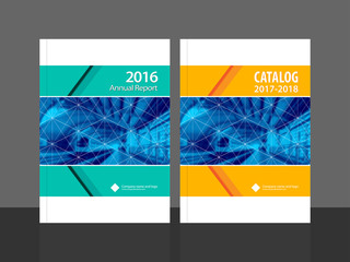 Wall Mural - cover design for annual report and business catalog, magazine, flyer or booklet. brochure template l