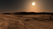 Science Fiction Space Exploration Landscape 3D Rendering