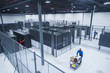 © Erik Isakson/Blend Images - High angle view of Black businessman working in server room